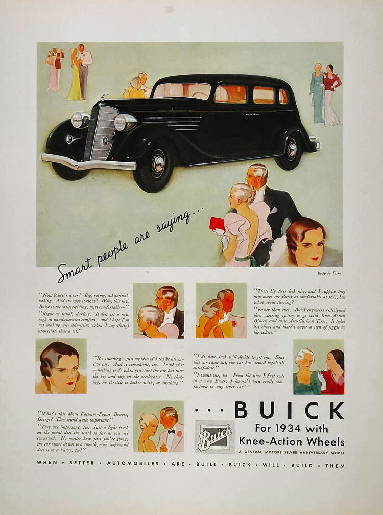 1934 Buick Auto Advertising